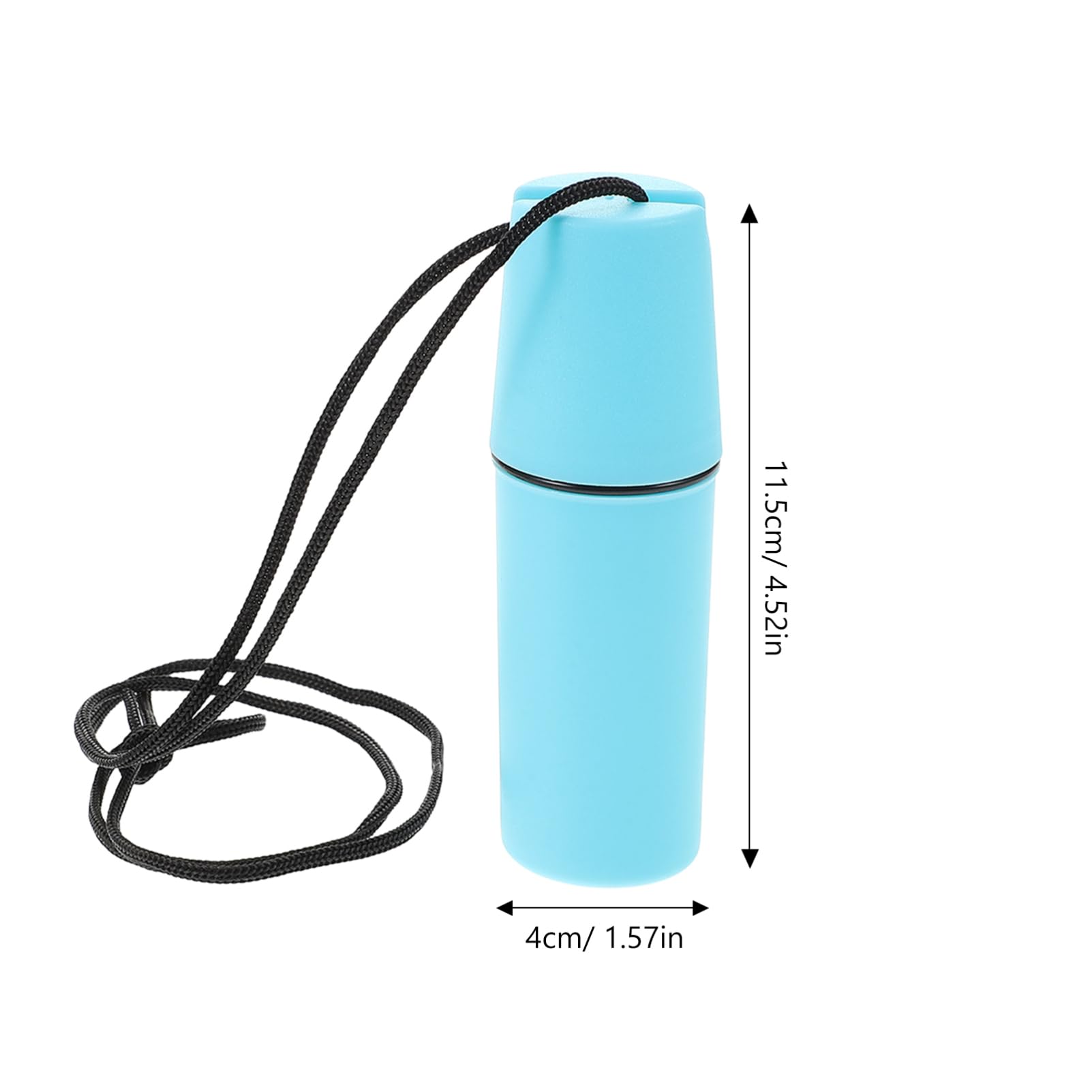 LIOOBO 2Pcs Dry Storage Box Sealing Case for Boating Swimming and Diving Durable Plastic Dry Case for Outdoor Activities Blue Beach Pouch