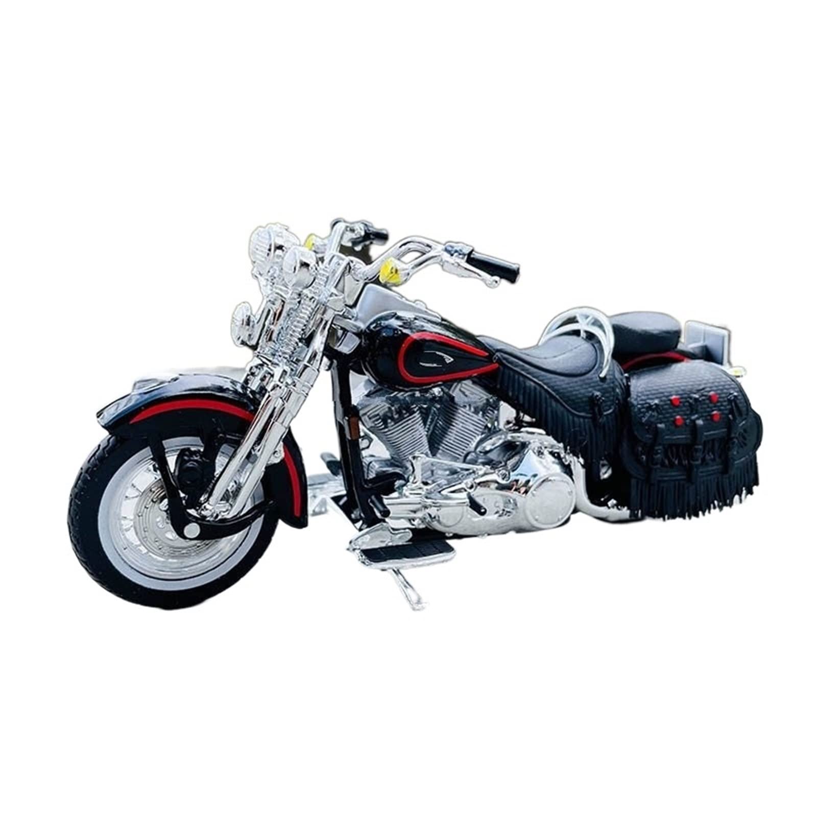 Modèle moto Harley Davidson 1998 FLSTS en alliage pour décoration de bureau rétro - 8