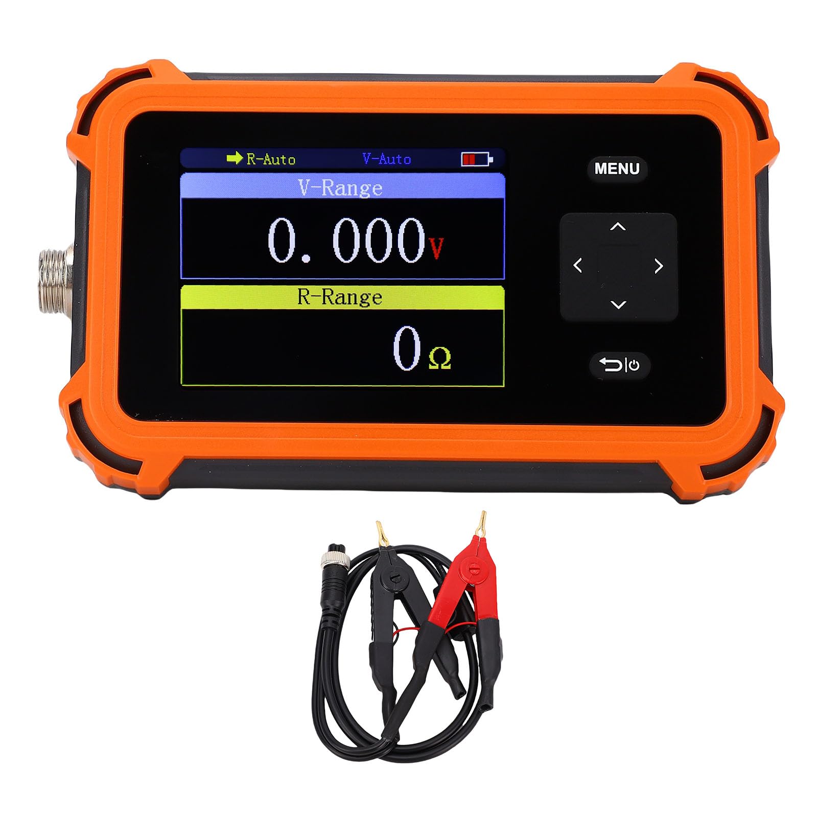 SEAFRONT Tester della Resistenza Interna della Tensione della Batteria Analizzatore Digitale del Misuratore di Batteria LFP per Auto con Schermo TFT da 2,8 Pollici Gamma da 0 a 100Ω da 0