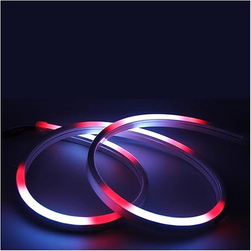 VISKEE 5 Meters Colorful Flexible 0612mm Light Strip neon Light Strip 5050 Patch Waterproof Atmosphere Light Outdoor led Marquee (Size 5V 612MM3535)