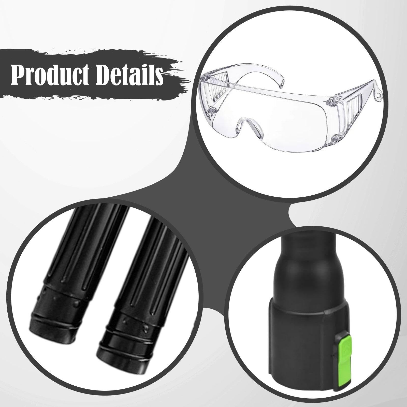 Gralara Kit universal de limpieza de para sopladores de hojas, accesorios, fácil limpieza de patios, componentes domésticos, piezas de repuesto.