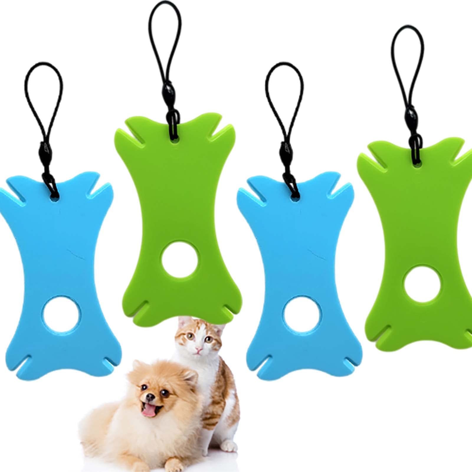 Dinghaole 4 tick tickers, tick card with magnifying glass, easy to store and carry, suitable for people, children, dogs and cats