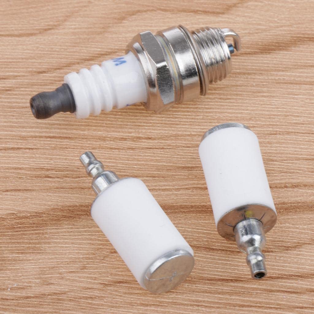 Carburador 1s Y Accesorios Filtro de Aire Bujía Junta de Combustible Material Metálico Y Plástico Adecuado para Jardinería Taller de Bricolaj