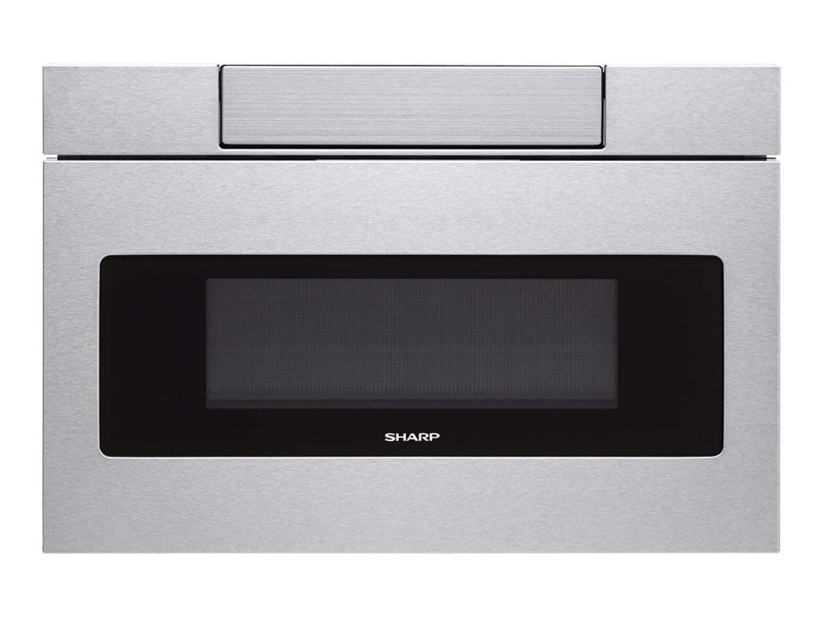 Sharp SMD2470AH 24 Microwave Drawer with 1 2 cu ft Capacity in Black Stainless Steel Renewed