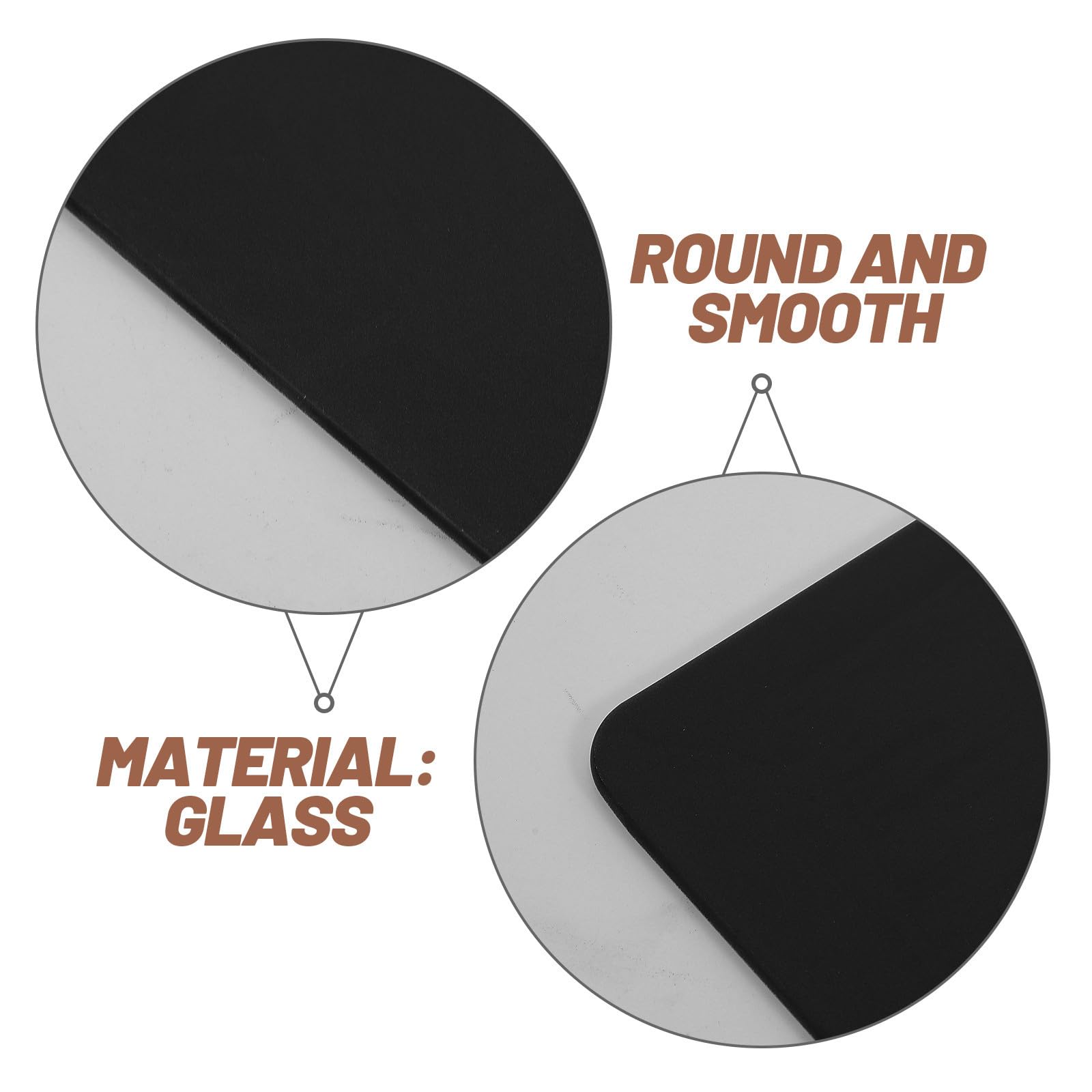 Glass Gaming Mouse Pad Antypoślizgowa Wodoodporna Z Uszlachetnioną Powierzchnią dla Precyzyjnego Sterowania Kompatybilna z Komputerem Laptopem Sportem