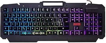 TECLADO K-MEX GAMER KMJ9 SHURIKEN Preto | Amazon.com.br