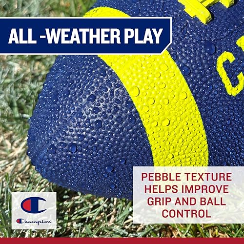 Champion Blitz Football, All-Weather (Junior, Black/Knockout Pink) - image 3