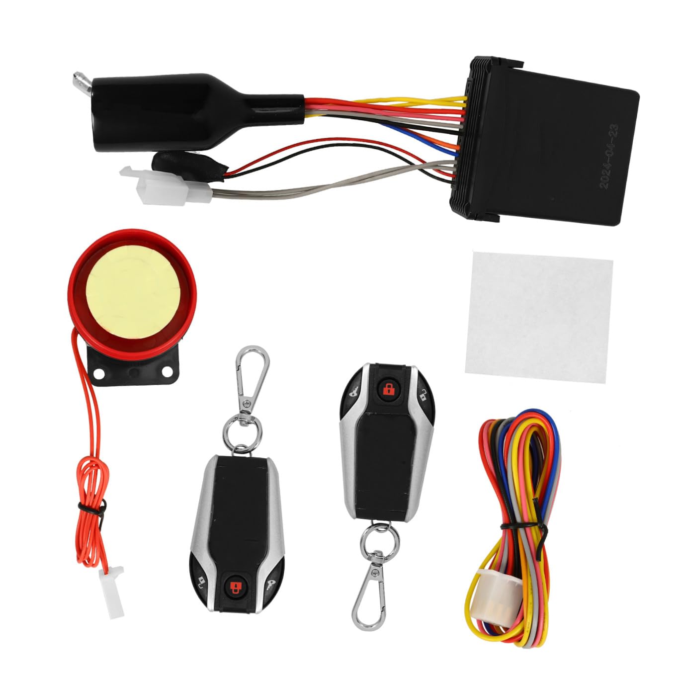 Garneck Kit Allarme Antifurto Moto Avviatore Remoto 12v, Resistente alle Intemperie, Telecomando Incluso, Sicurezza Migliorata per Motociclette