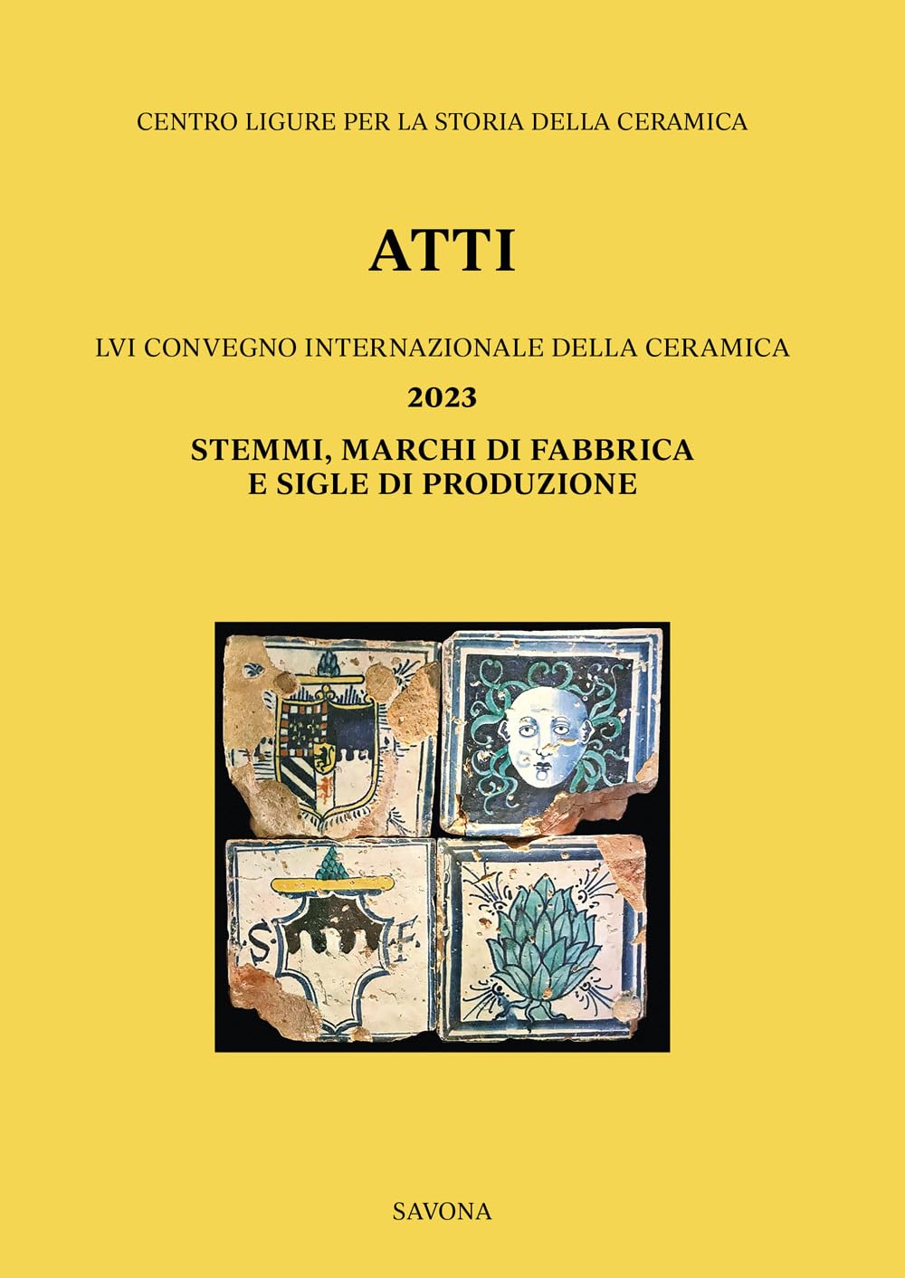 LVI Convegno 2023 livre sur les armoiries et marques de fabrique en édition bilingue