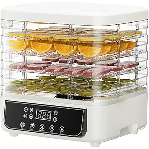 Home Food Freeze Dryer Multi-layer Adjustable Temperature Freeze Dryer Compact Meat, Fruit, Vegetable Snack and Pet Food Dehydrator (White)
