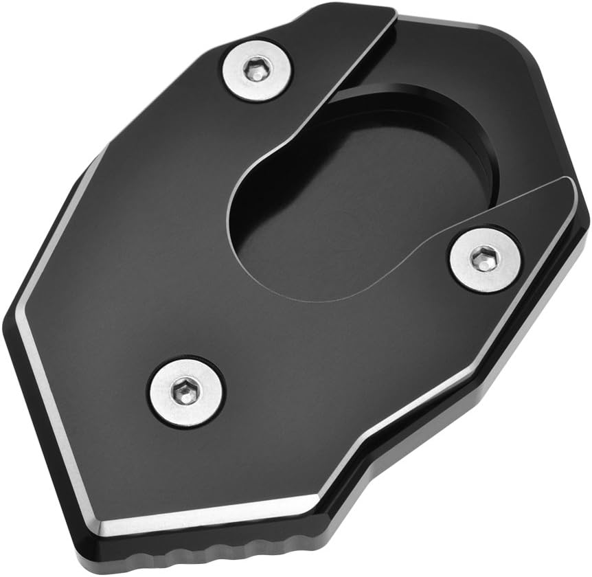New Motorcycle Kickstand CNC Side Stand Plate Extension Enlarge Pad fit For Kawasaki Z800 2013-2016 Z900 2017-2018 ER6N/ER6F NINJA650R 2012-2017