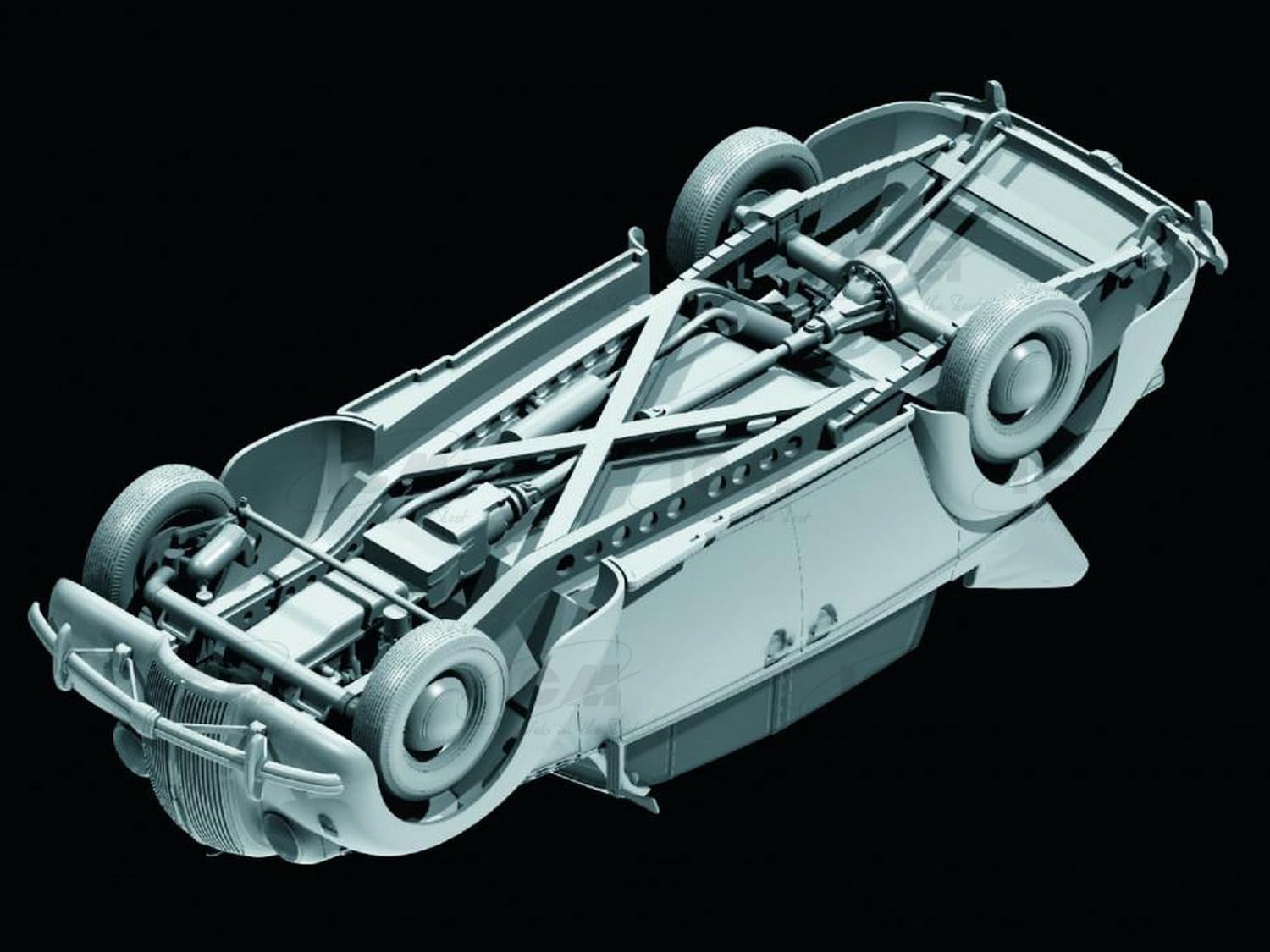 ICM 24021 – 1/24 Opel Admiral Cabriolet plástico Maqueta de