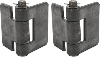 Door Welding Hinges, 2 Pcs Door Butt Hinge 106 X 75 X 5mm Door Bearing Weld On Butt Hinges for Trailer