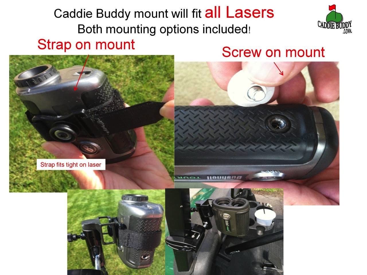 Amazon.com: Caddie Buddy Laser Rangefinder Mount : Sports & Outdoors