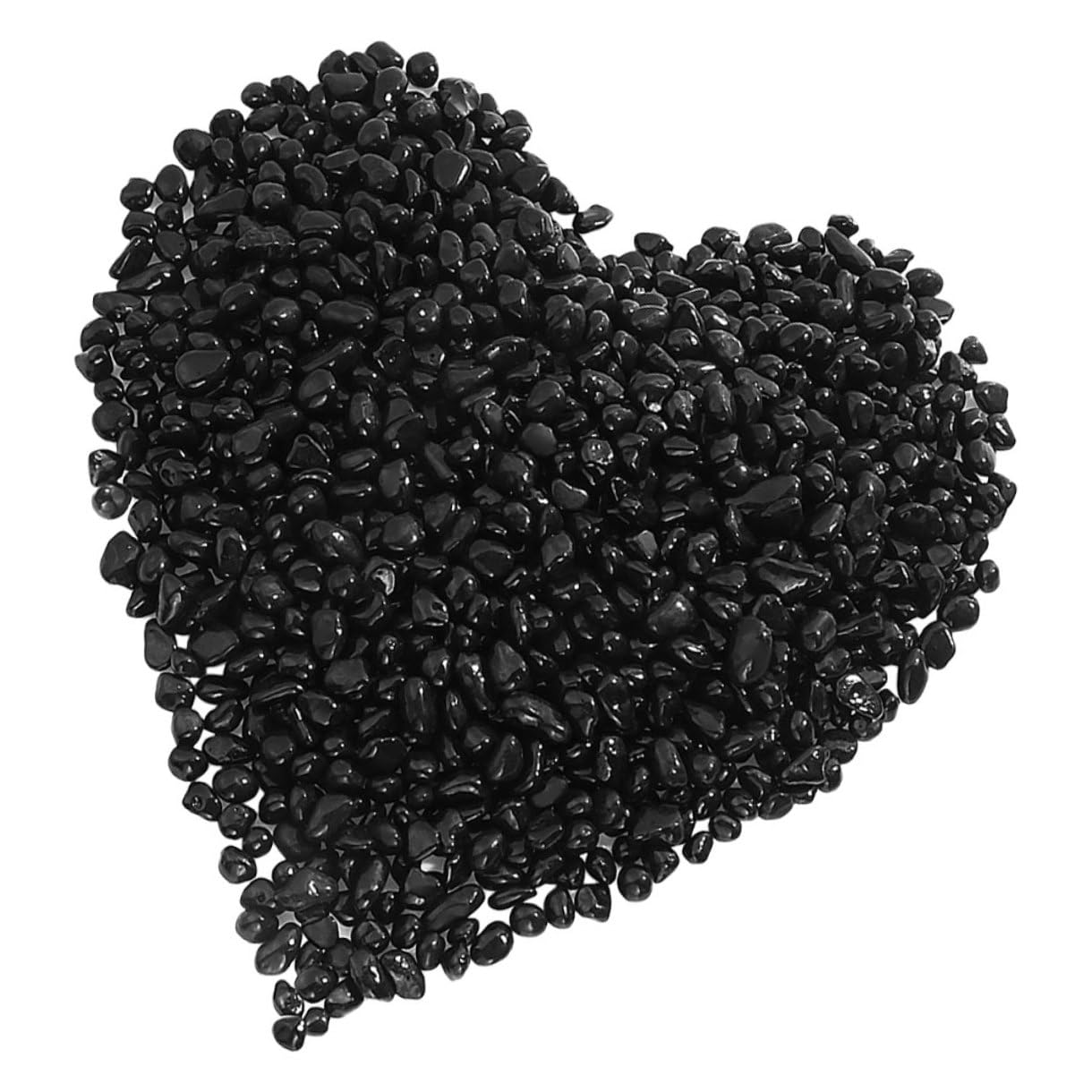 GALPADA Ghiaia per Acquario Nera 1900 G Ciottoli Decorativi Sicuri per Pesci Pietre Naturali per Acquari D’Acqua e Decorazioni Paesaggistiche per Acquari e Terrari