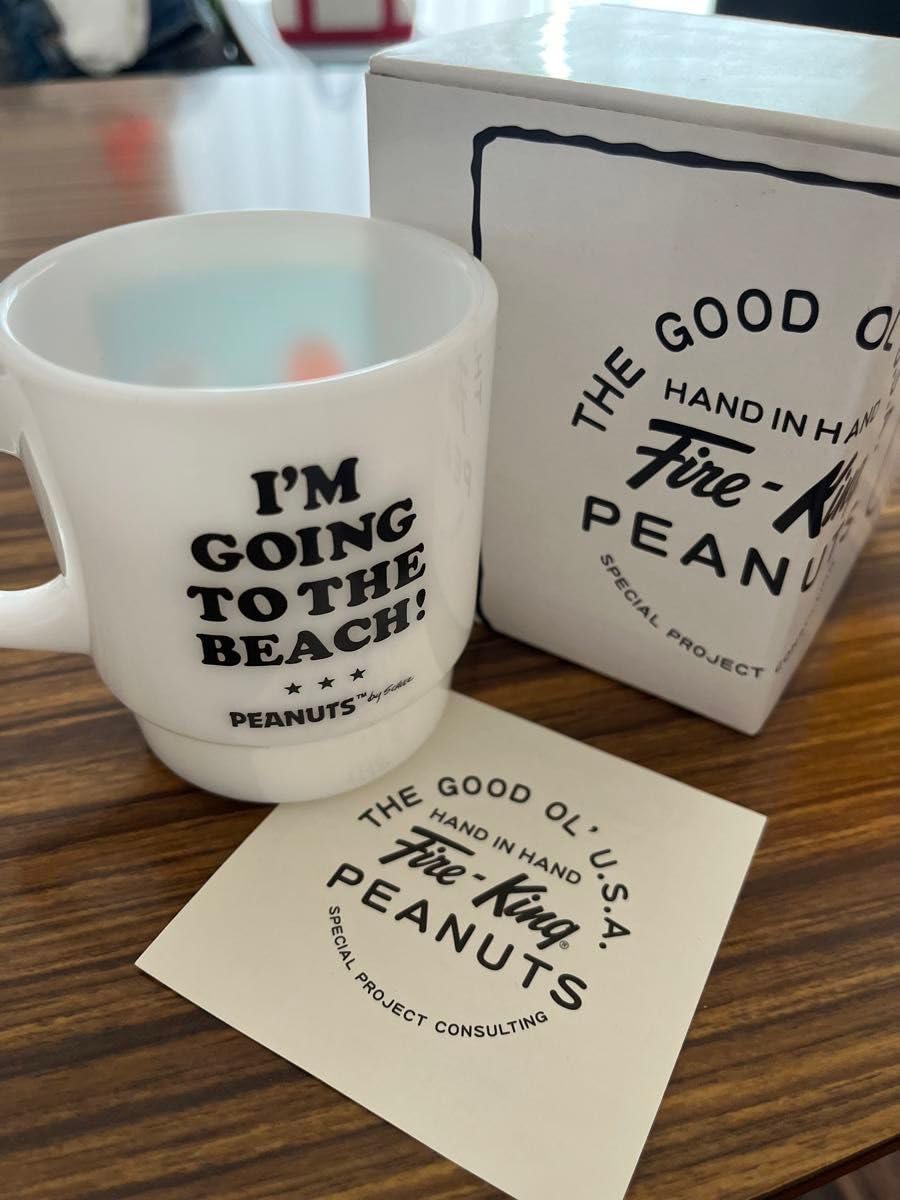 Amazon.com | Fire King x Ronherman x Peanuts Exclusive Mug, Tanned 