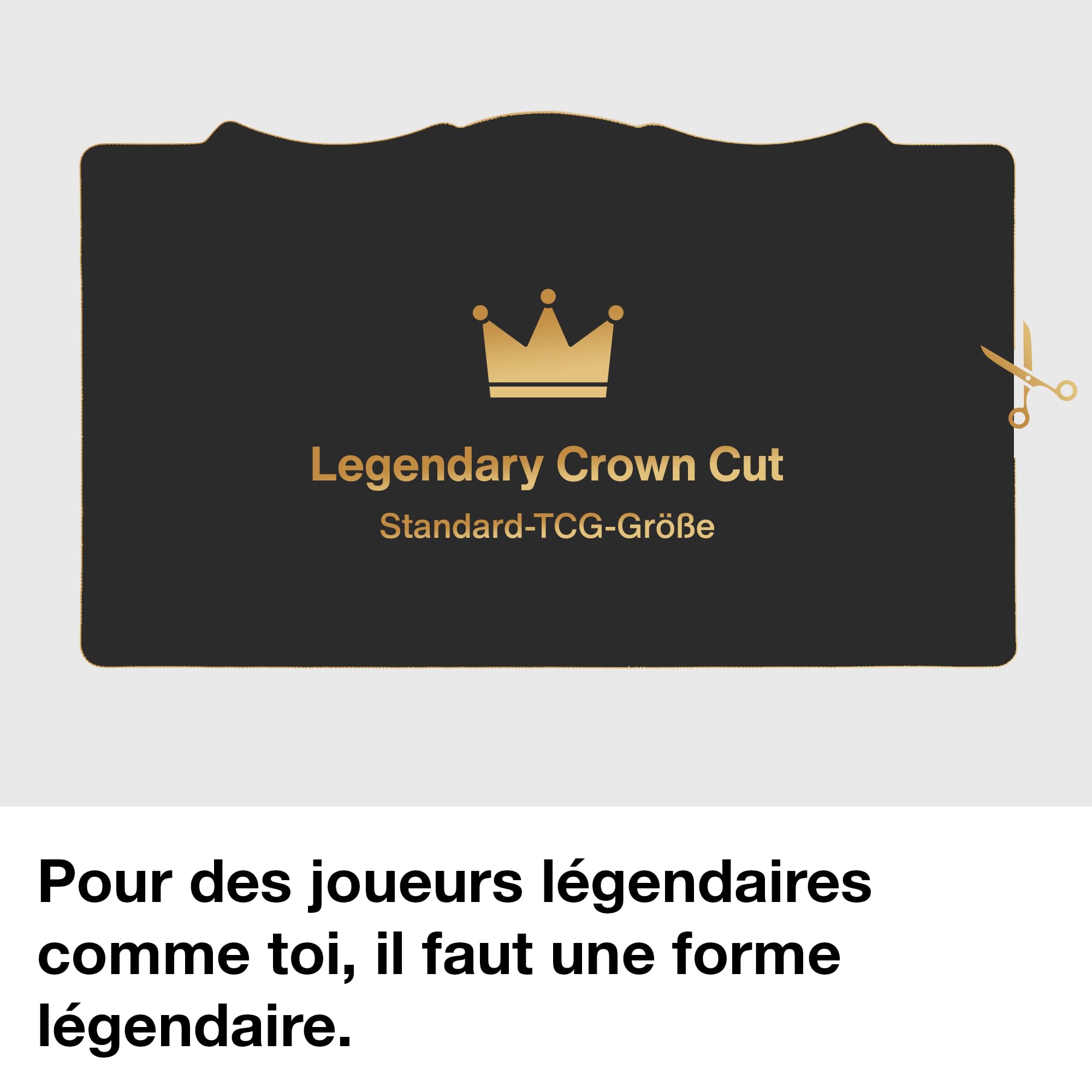 Alfies! The Great Distortion Tapis de Jeu Magic MTG | Artwork Eldrazi Peint à la Main | Accents dorés holographiques Faits Main | Design européen Exclusif | Forme légendaire personnalisée