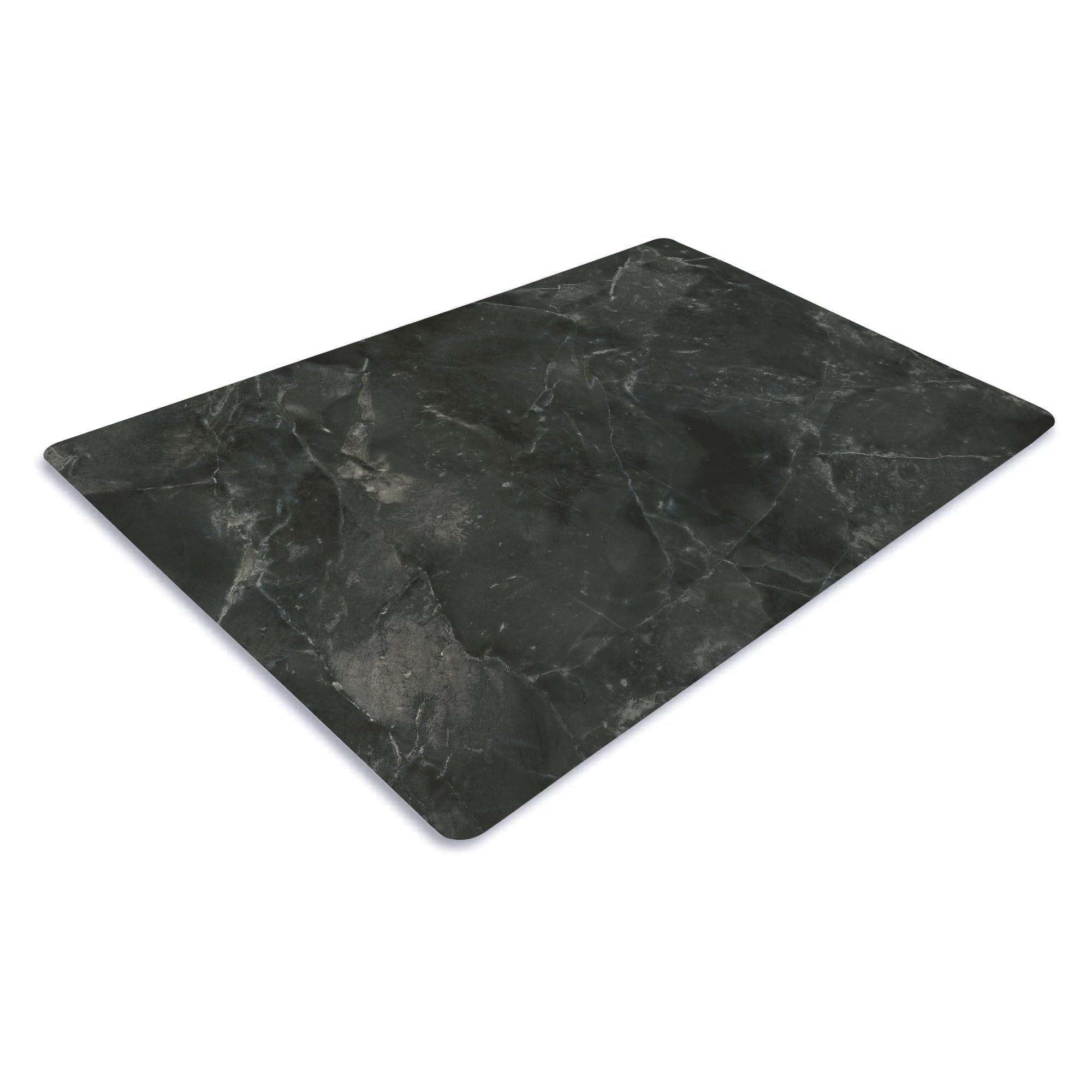 Pagnanno. Chopping Board-Catering Cutting Set-Kitchen Board-Glass Worktop Savers-Sink Chopping Board-Large-Worktop Protectors Heat Resistant-Marble Effect Grey (Design 7, 50 x 40 cm (Pack of 1))