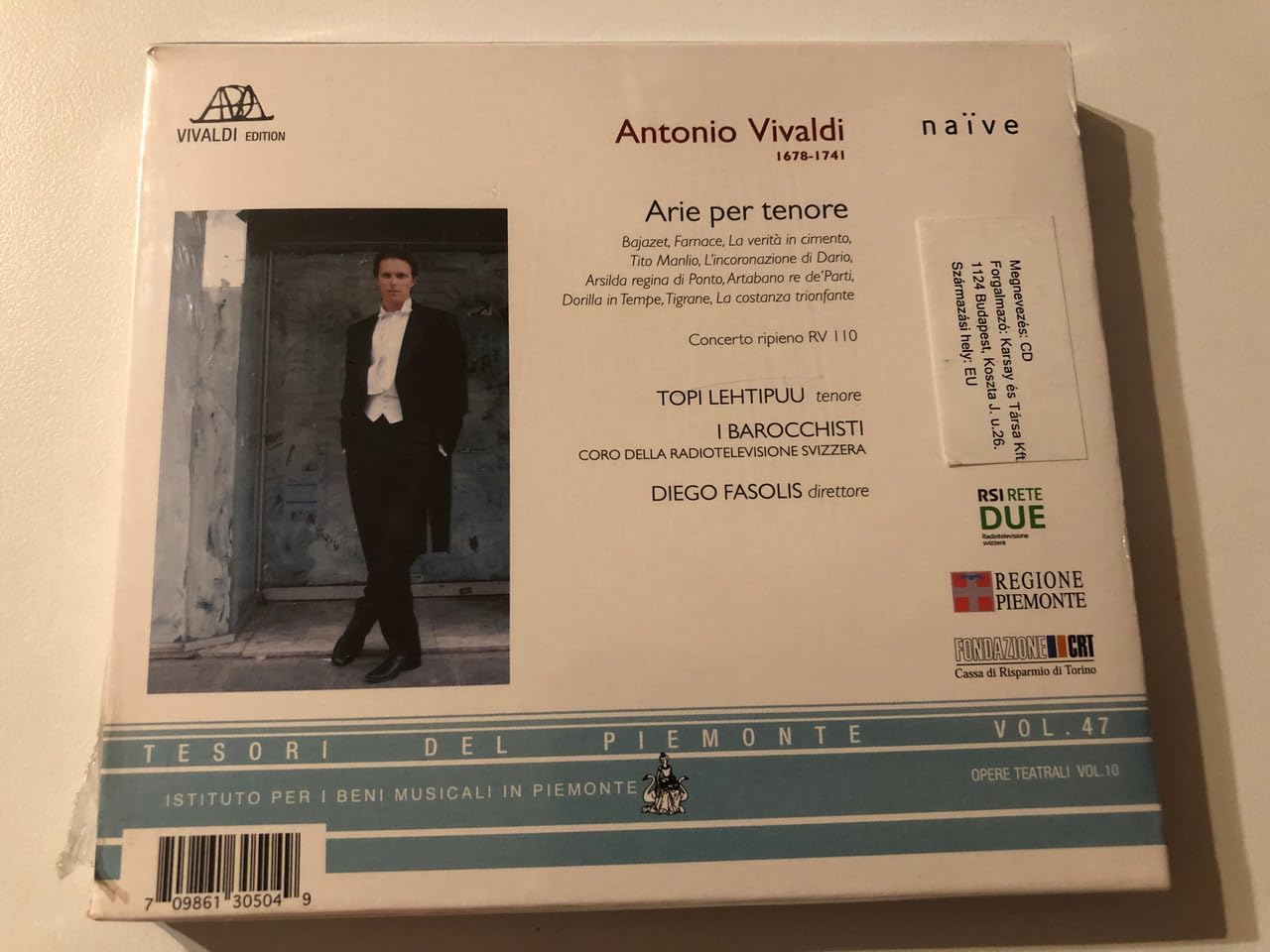 Arie Per Tenore
