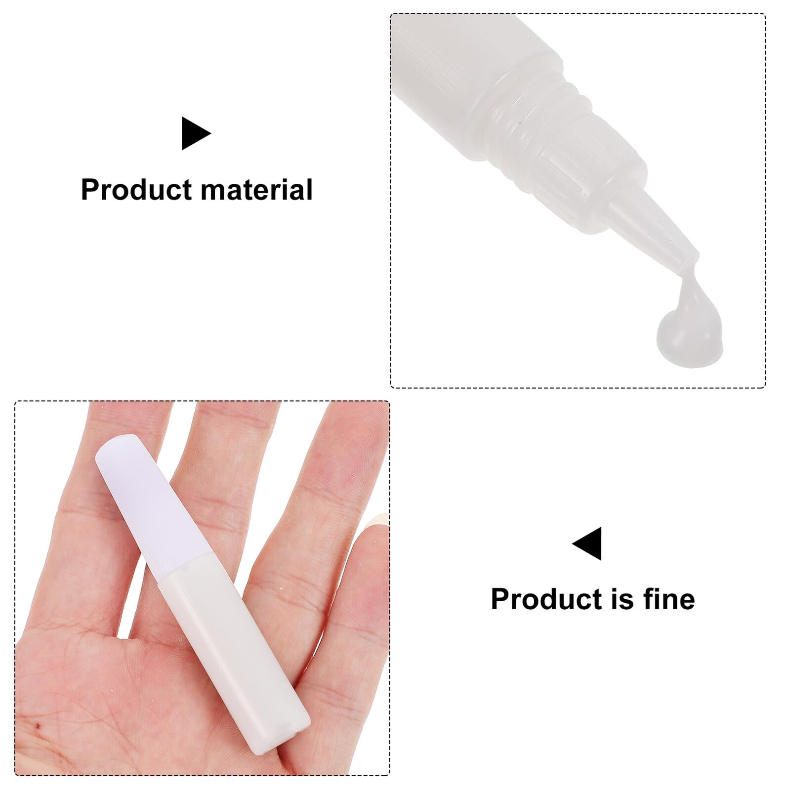 Gatuida Pegamento Multifuncional white 6ml en Botella, 50 Unidades
