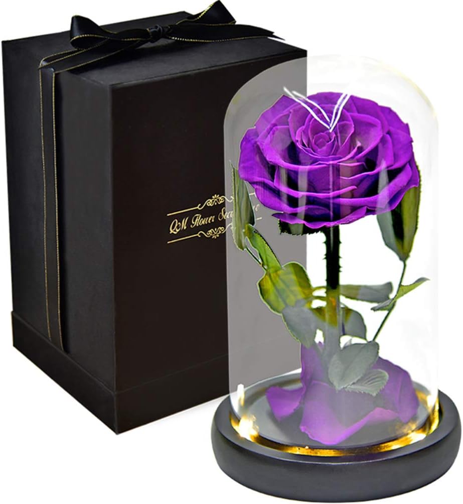 ibasenice Valentine's Day Preserved Present Eternal Bottle Light for Decoration