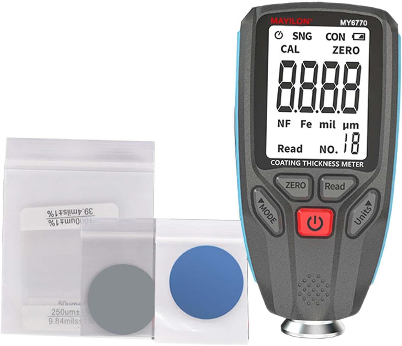 CALANDIS™ Car Paint Thickness Gauge Truck SUV Tool Automotive Coating Thickness Tester | Test Meters Detectors | Test Measurement Inspection | Electrical Test Equipment