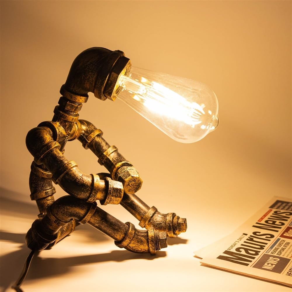 fengyan Casa Bombillas, Paquete de 50, Bombilla de filamento LED ST64 AC220V E27 12W sin atenuación estroboscópica iluminación de lámpara Retro Edison Familiar Lámpara