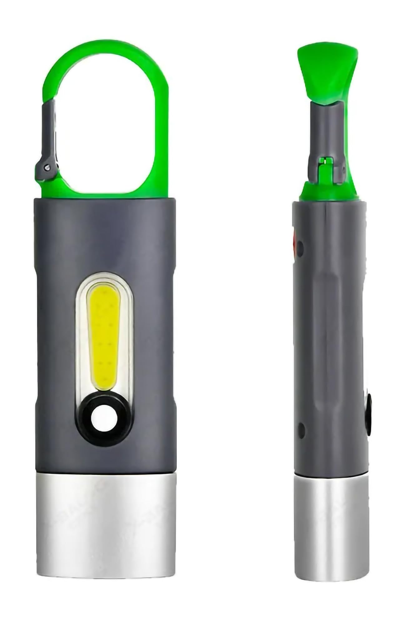 Telvesse 4 Modlu Şarjlı El Feneri COB LED USB Kamp Outdoor Avcılık Lambası Kancalı 400 Lümen 3W
