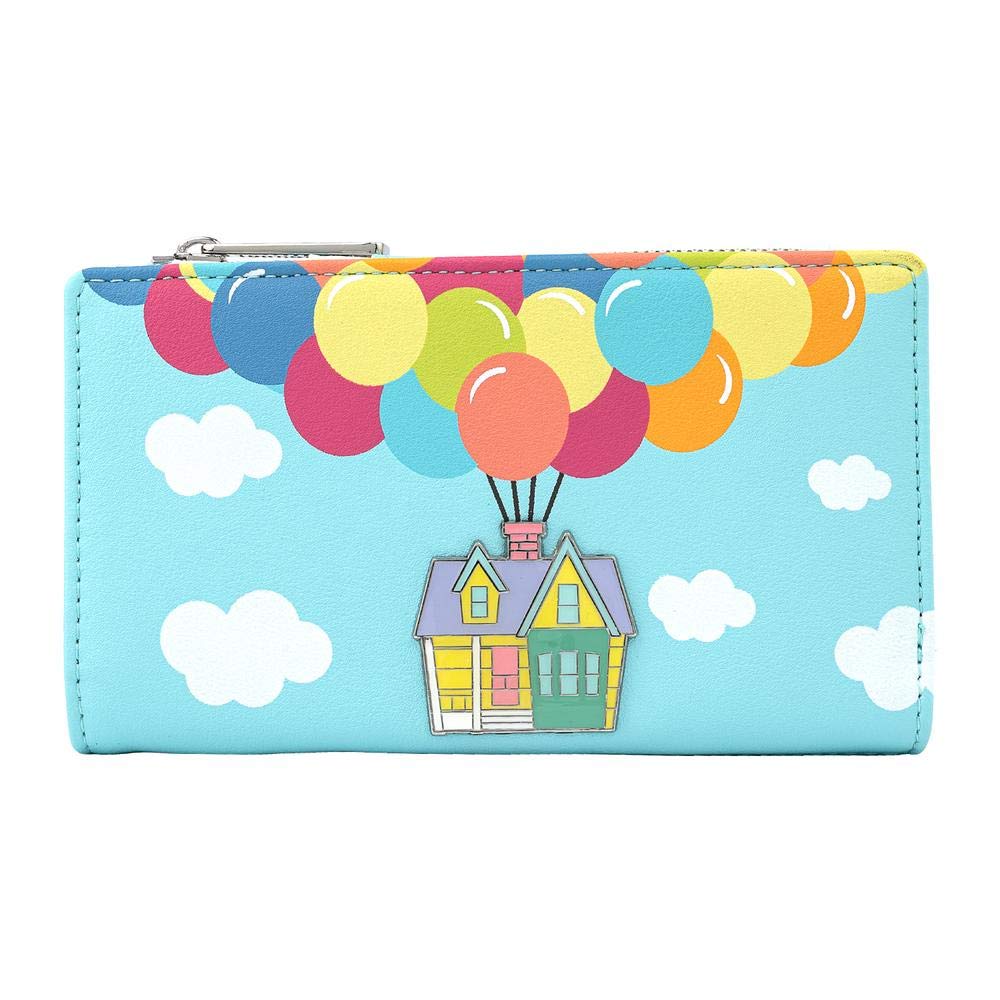 LoungeflyDisney UP Balloon House Faux Leather Flap Wallet