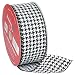 Premium Ribbon 50 Yards Houndstooth Wired 2 Sizes (2.5" X 50 Yards)