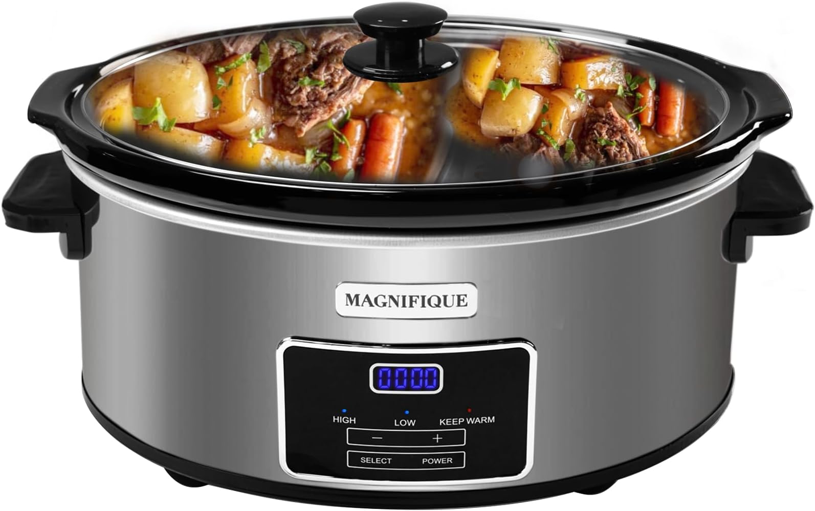 RIVAL SmartPot Crock Pot Slow Cooker, 38511LDW Home & Kitchen
