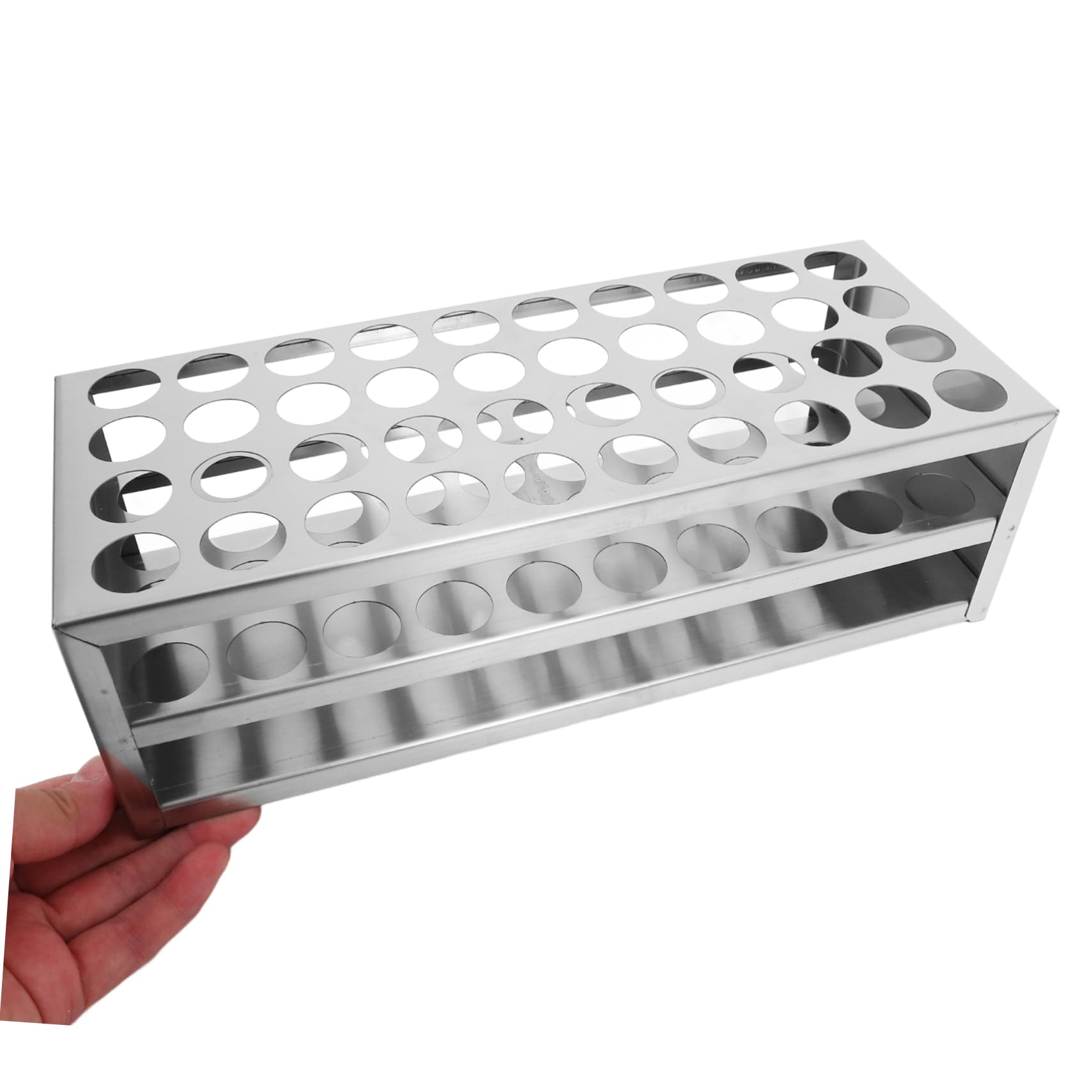 iplusmile 4stücke Test Tube Rack Aus Edelstahl Fächer Reagenzglasgestell Für Labore Hochtemperaturbeständig Leicht Zu Reinigen Stabil Und Zuverlässig Für Röhrchen Für Experimente Und