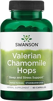 Valerian Chamomile Hops Sleep Complex 60 Capsules