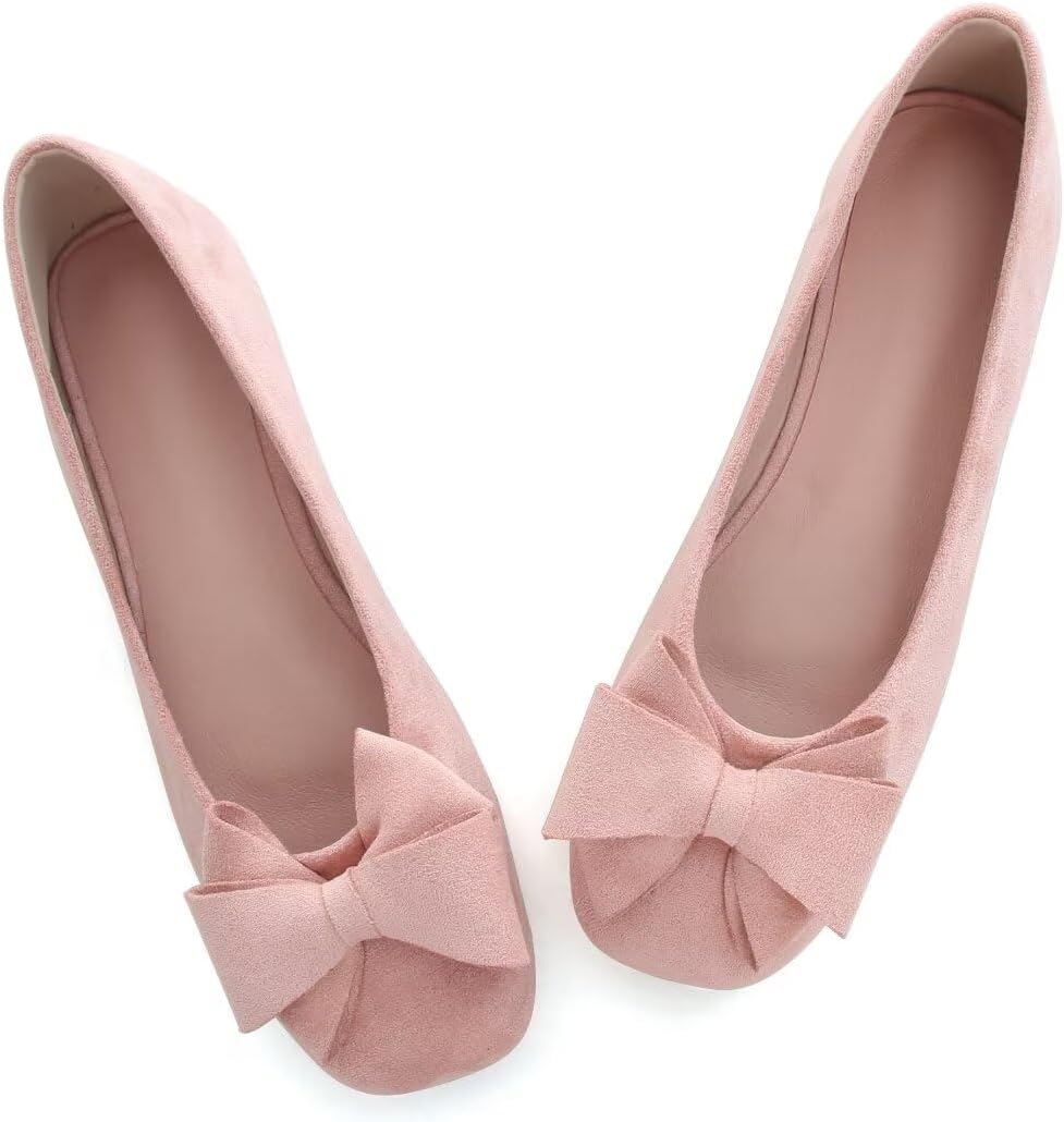 Stunner Damen Freizeit Ballerinas eckige Zehenpartie Schleife bequem...  - Bild 63 von 240