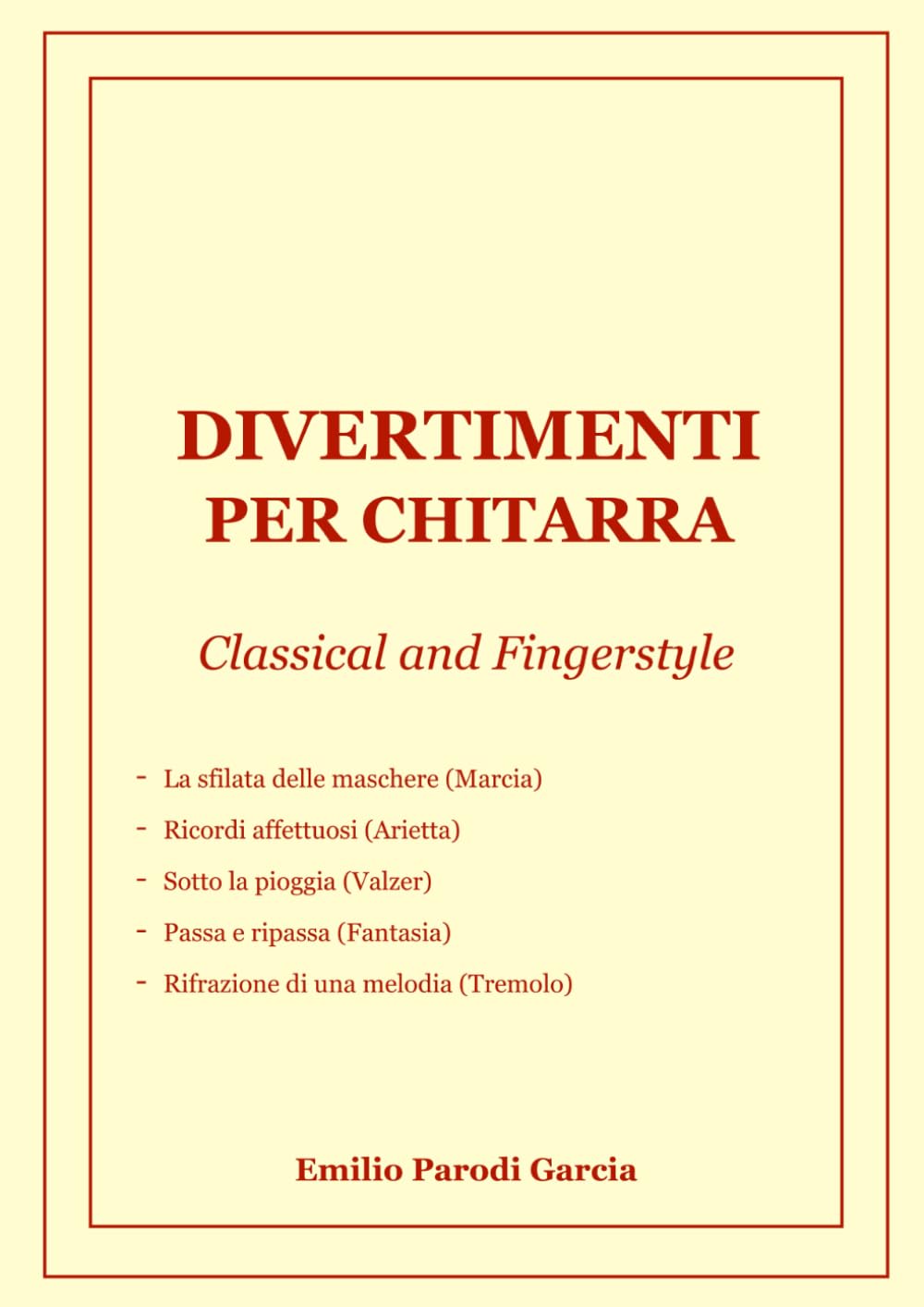 Divertimenti per chitarra