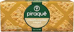 Biscoito Cream Cracker Integral Piraquê Pacote 240g