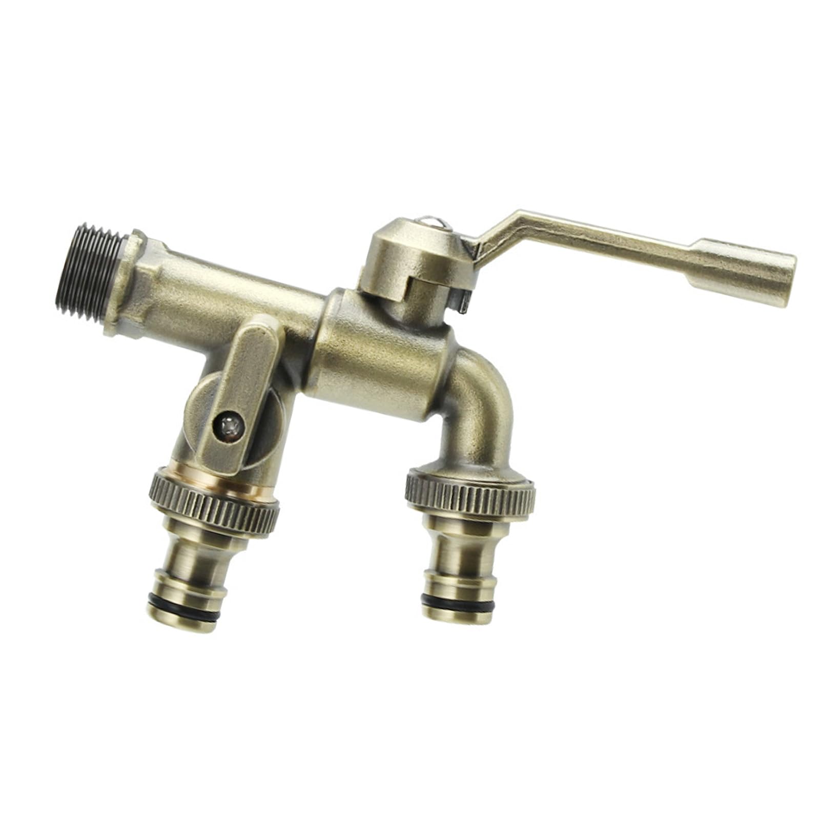 Msioytog A Flows Outdoor Faucet Freeze Proof Metal Garden Spigot Strong Not Erosion Garden Tap For Grass Use Freeze Resistant Faucet