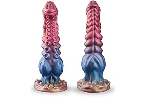 Monster Dildo Tentacle Dildo, 10in Huge Knot Dildo Liquid Silicone Fantasy Dildo