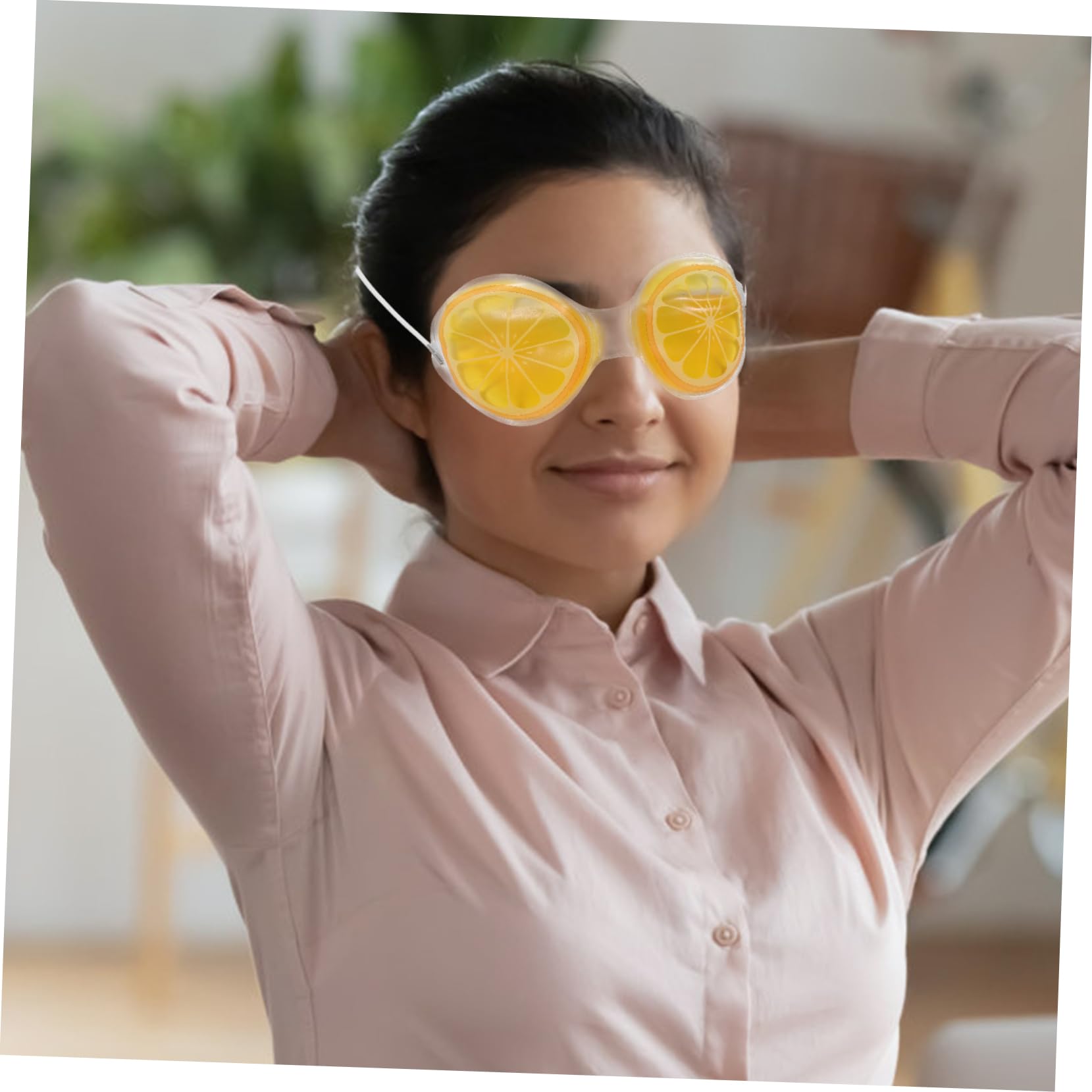 Didiseaon 4pcs Gel Eye Mask for Kids Pvc Cooling Eye Patch for Swelling Migraine