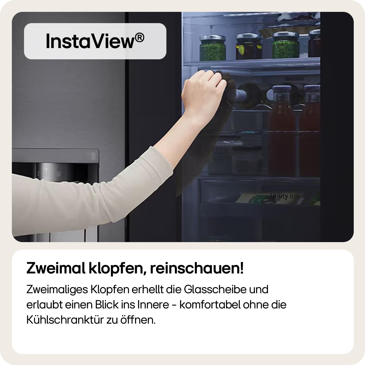 Lg GSXE91EVAD Side-by-Side Kühlschrank mit Gefrierfach (628 L – Bild 3