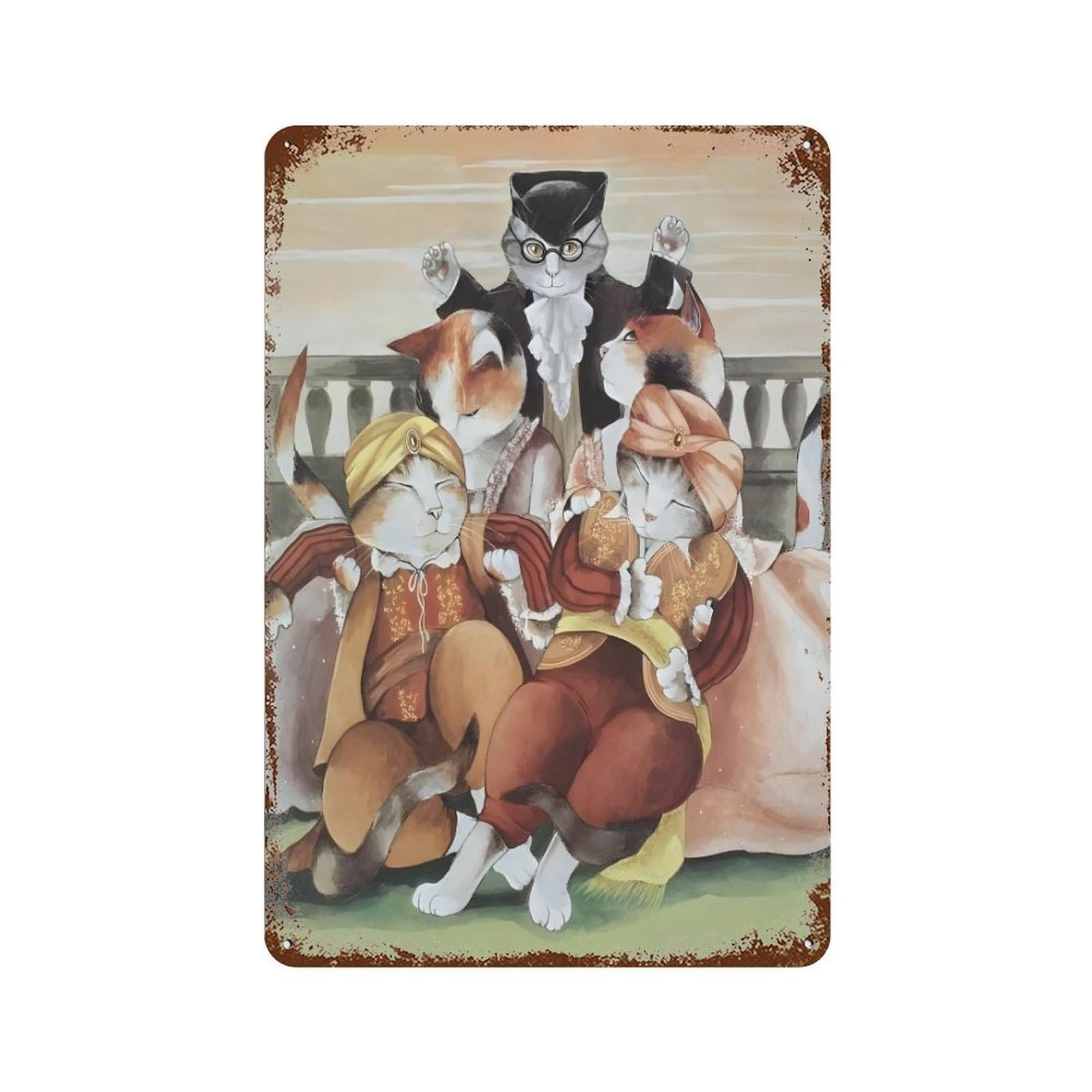 xiaoxiaoshen Susan Herbert Cat Artists (3) Wall Decor Art Metal Tin Poster Modern Home Decor Art Home Bar Shop Decorations Vintage Sign 30x20cm