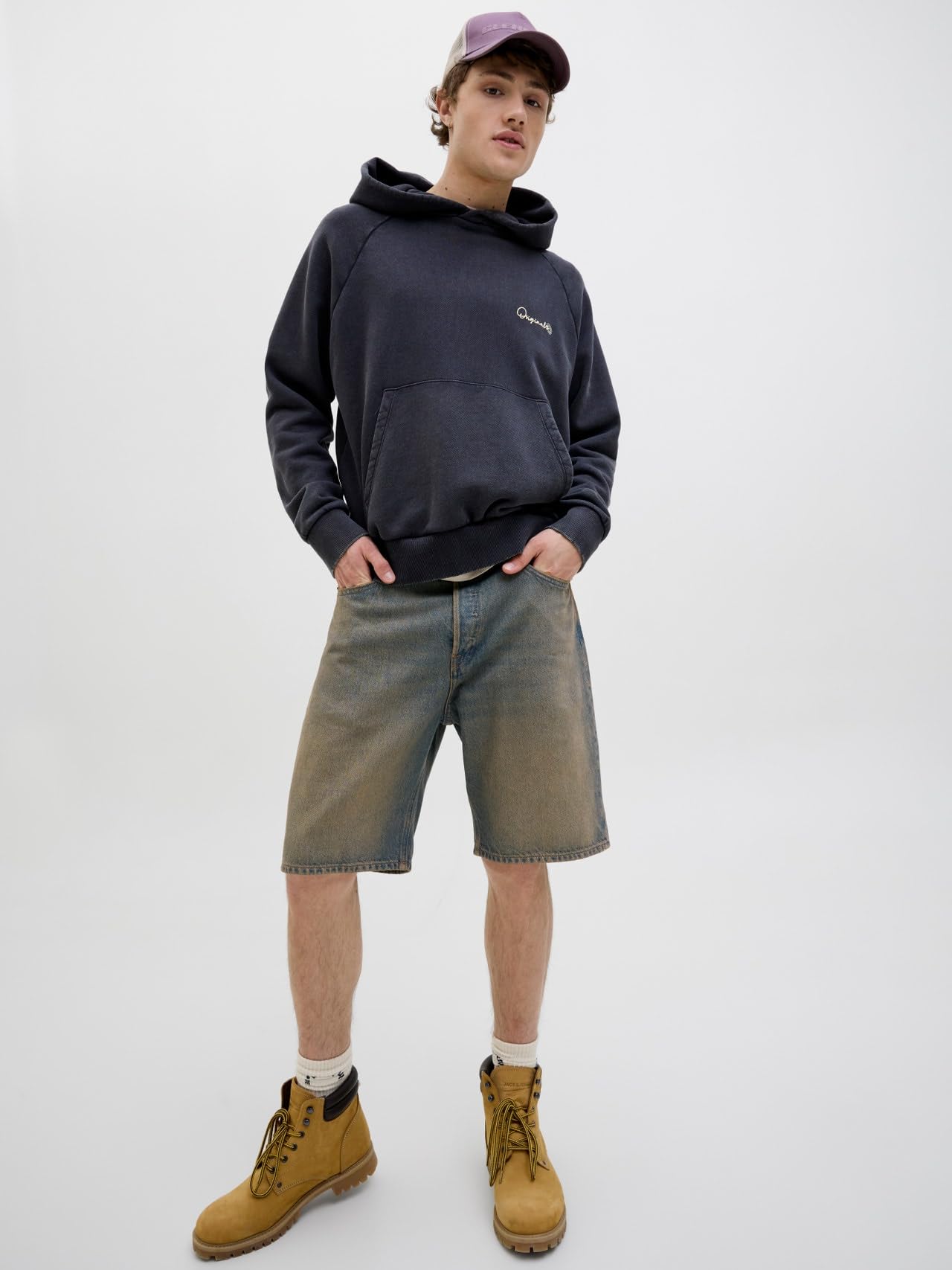 JACK & JONES Baggy fit Jeans-Shorts