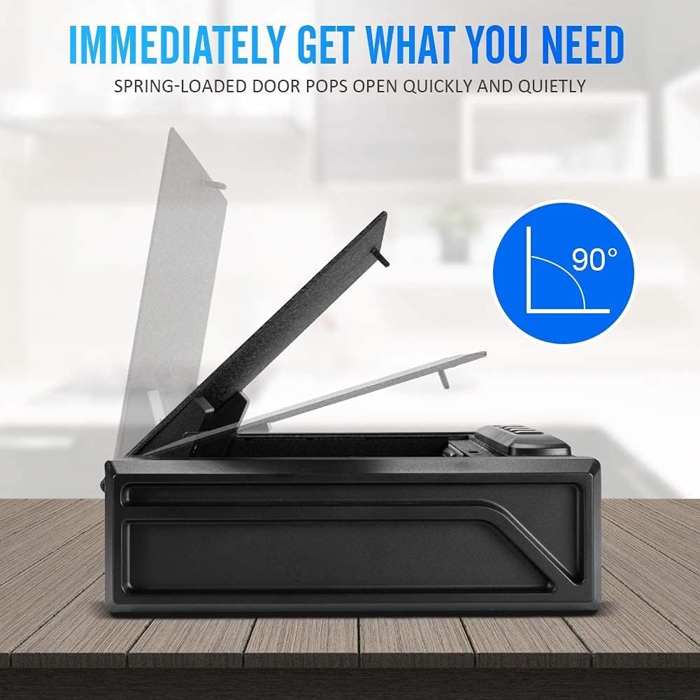 RPNB Gun Safe, RFID Gun Safe for Pistols, Quick Access Handgun Safe for Home : Sports & Outdoors