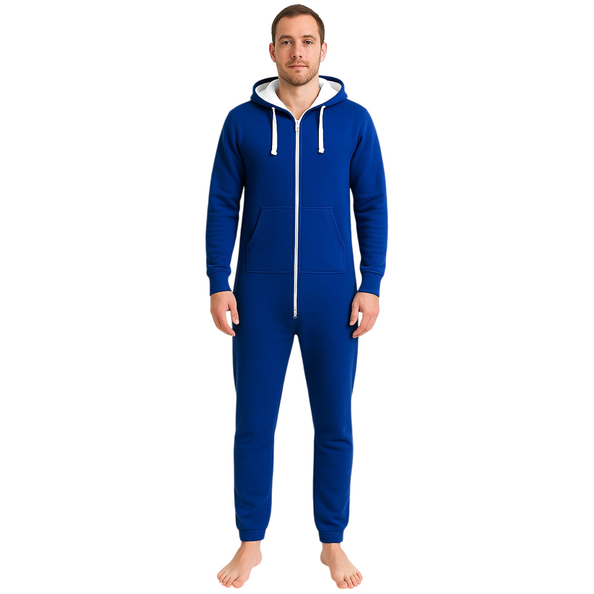 Coolandnew Unisex Adults Plain Onesies - Royal - Xs