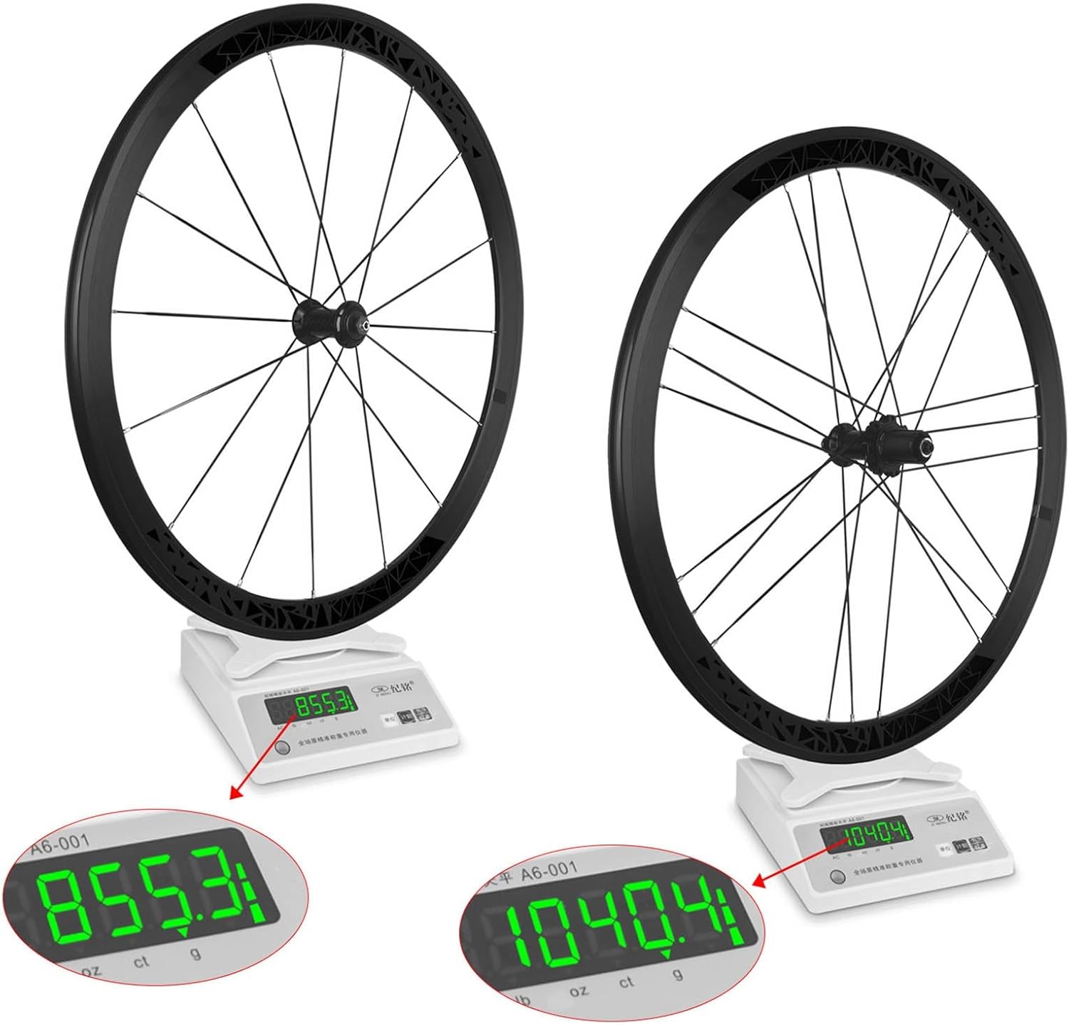 Road Bike Wheels 700C 120-sound Aluminum Alloy Wheelset With V-brakes/disc Brakes,40/50mm Rim Height,supports 7-8-9-10-11-12 Speeds(Color 50mm,Six-hole)
