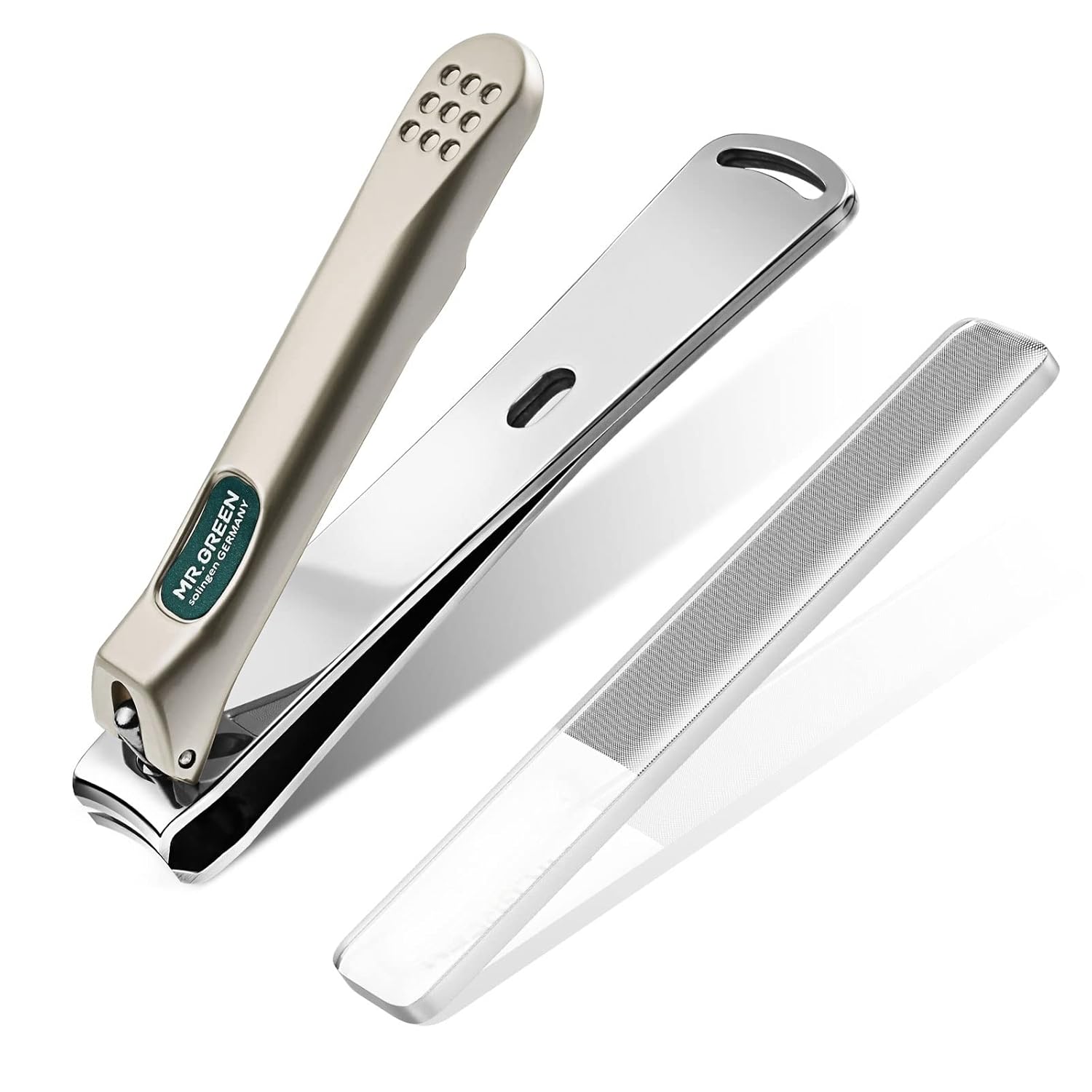 MR GREEN Nail Clippers for Thick Nails Medical Grade Stainless Steel Professional Nail Cutter Sharp and Durable Nail