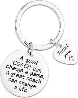 Coachs Gifts Keychain for Men Volleyball Gifts for Coach Football Keychain for Coach