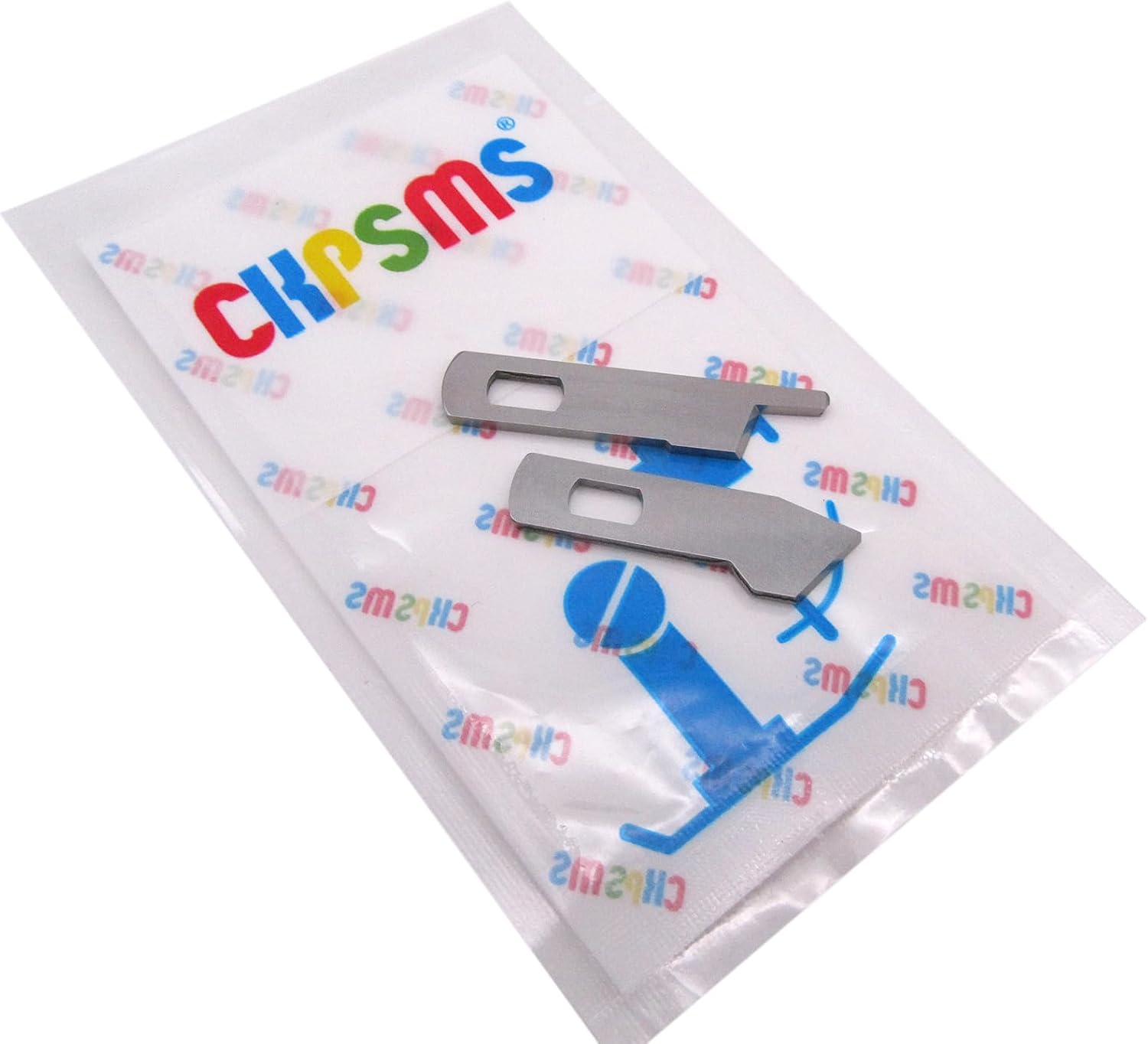 CKPSMS Brand -1SET Upper & Lower Blade #401-31204+401-31141 Compatible with/Replacement for JUKI Brand MO-50E, MO-51E Serger Sewing Machines