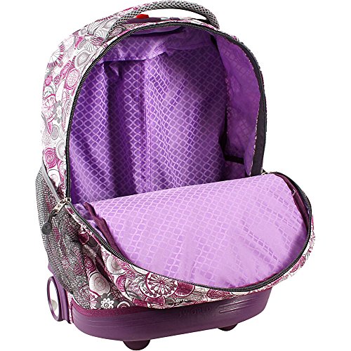 J World New York Sunrise Kids Rolling Backpack For Girls Boys Teen. Roller Bookbag With Wheels, Camo, 18" #TOP1