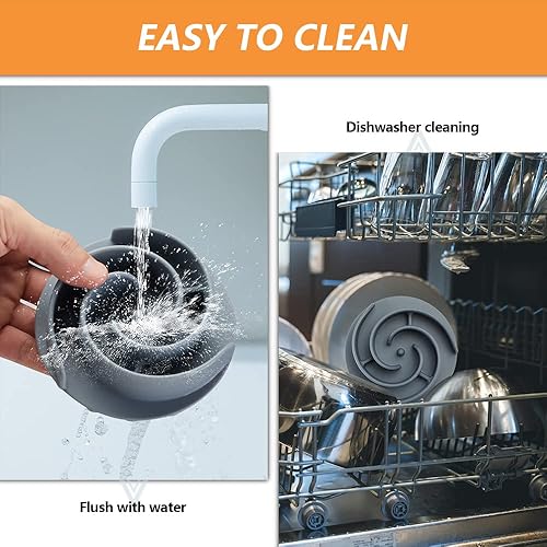 Miniatura 8 de Recipiente de Alimentación Lenta para Perros, Animire Tazón de Comida de Silicona Suave para Perros Pequeños, Medianos y Grandes